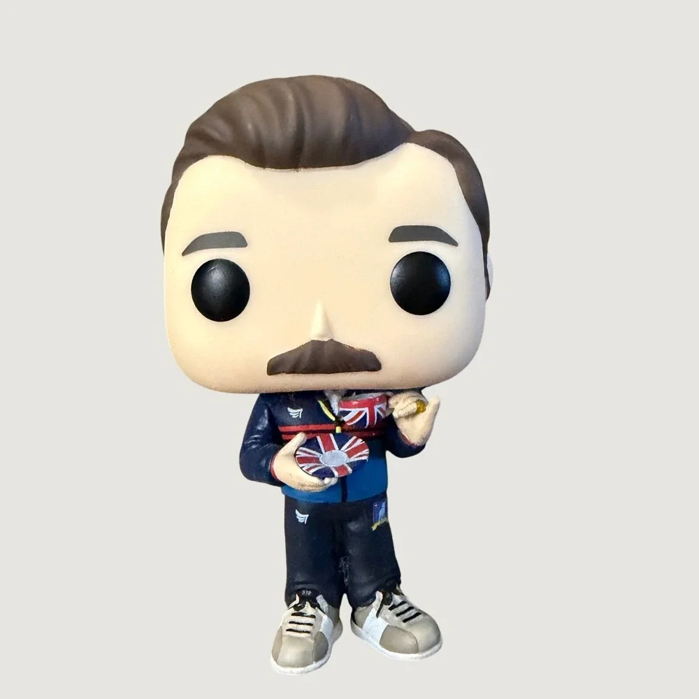 Funko Pop Ted Lasso with Tea Cup Vinyl Figure 1351 Apple TV‎ Series Collectible